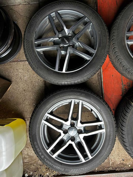 Komplet kół aluminiowych 205/55/17 4x100 opony + felgi