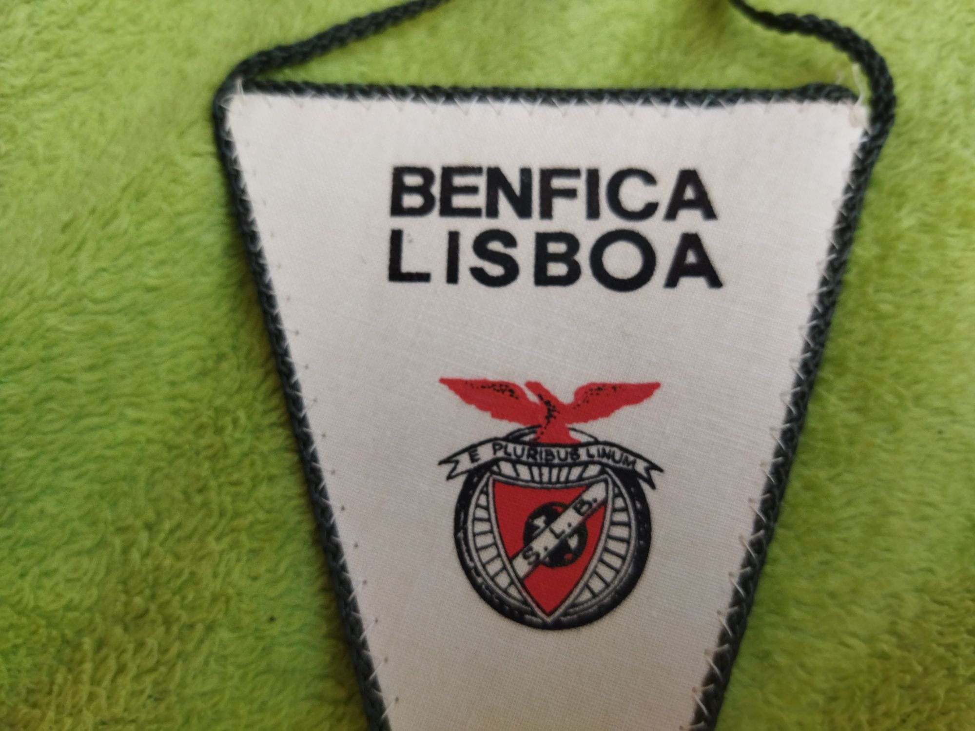 2 proporczyki Afc Ajax Amsterdam Benfica Lizbona 15cm stare lata 80