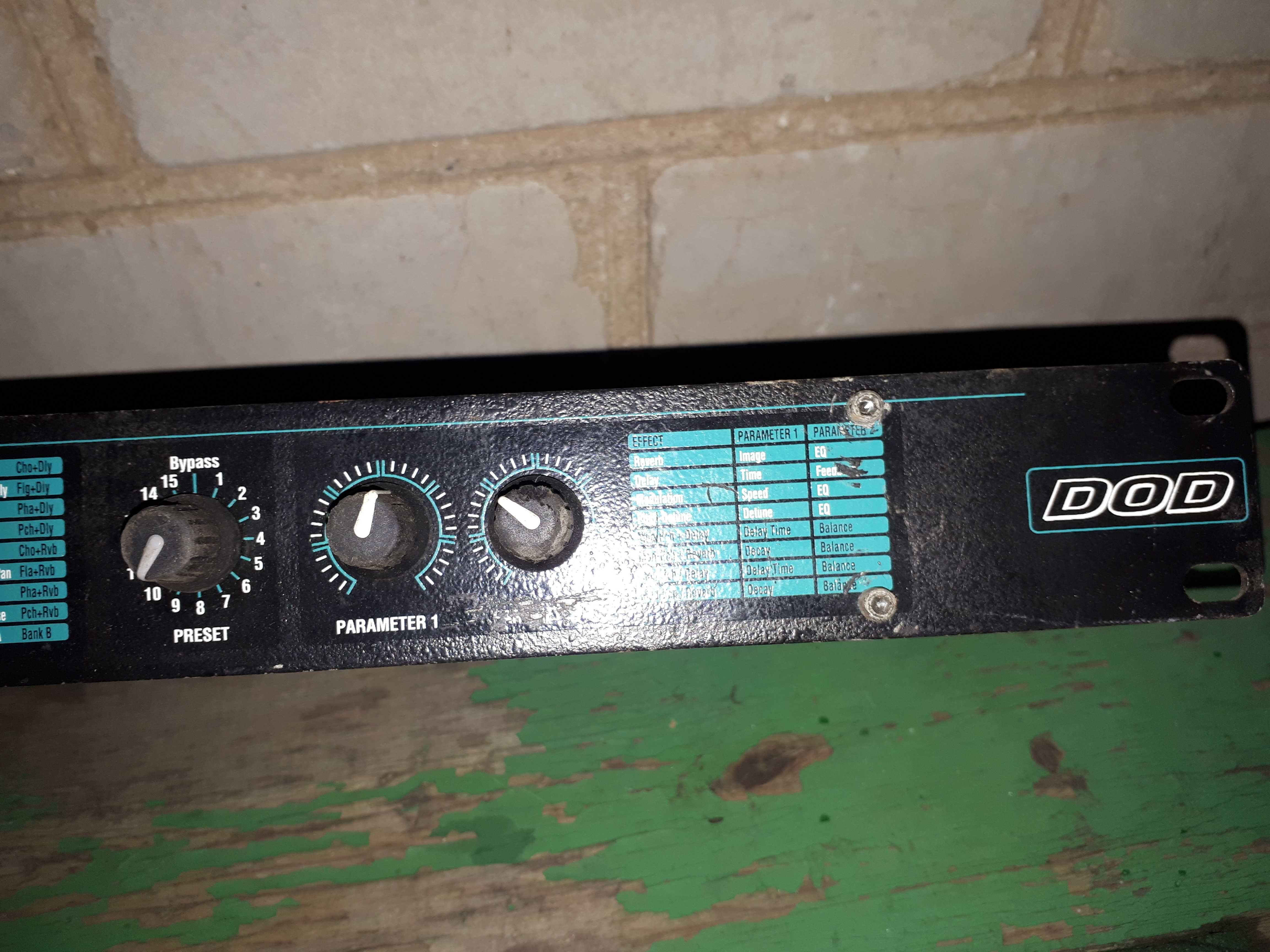 Сигнальный процессор, блок эффектов. DOD 512 Reverb Effects Processor.