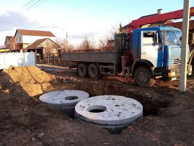 Ремонт, відновлення монтаж септиківКільця круги бетонні Копання септик