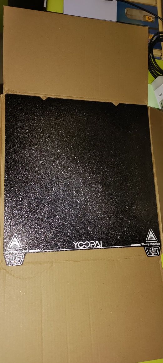 Base plate PEI yoopai para impressora 3D creality 235mm x 235mm