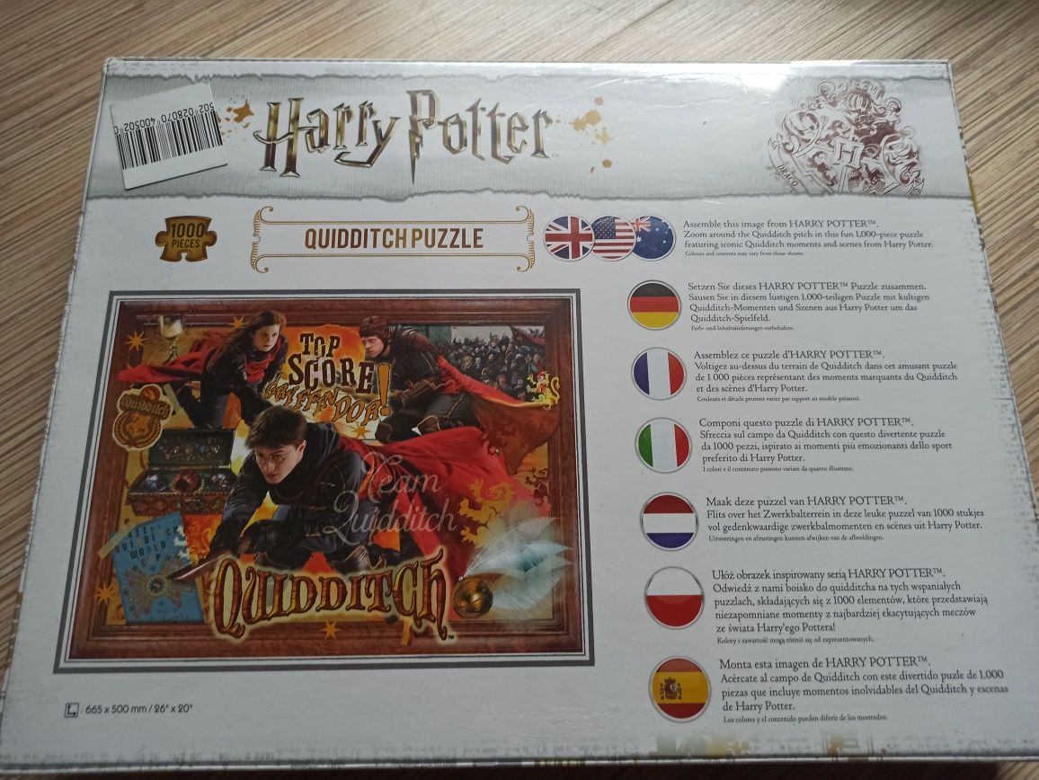 Nowe Puzzle 1000 Harry Potter zafoliowane na prezent