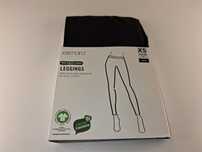 A220 Esmara Legginsy Damskie Z Bawełny Organicznej Czarne Roz XS 32/34