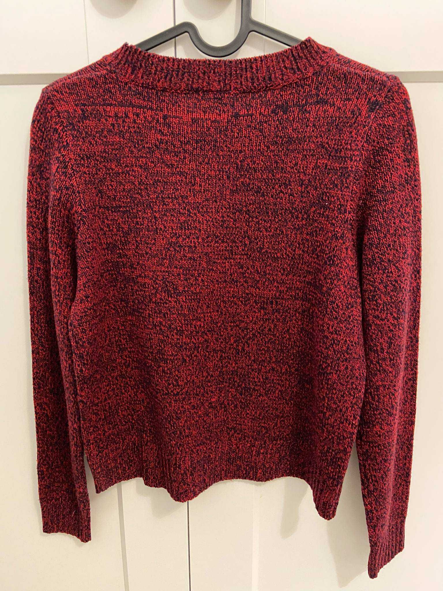 H&M Czerwony sweter XS