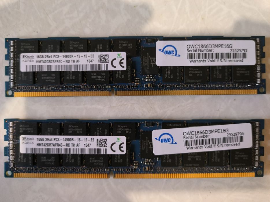 Оперативна пам'ять SK Hynix DDR3 16Gb Korea PC3 2Rx4