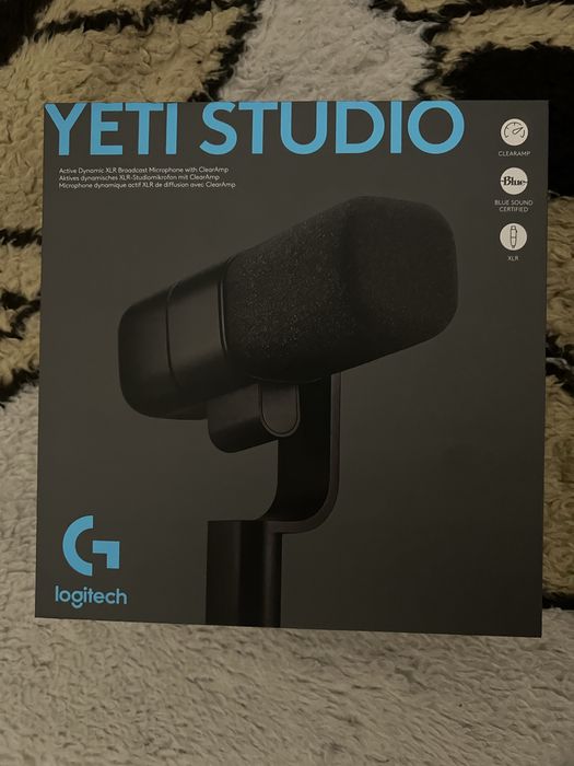 Микрофон Logitech G Yeti Studio Active Dynamic XLR Black
