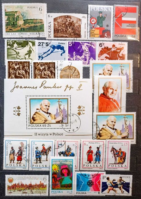 Znaczki polskie rok 1983 kasowane