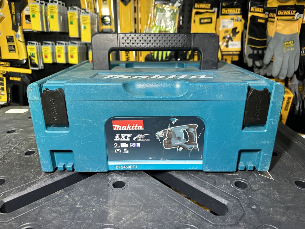 Акумуляторний шуруповерт для гіпсокартону Makita DFS 450 + кейс