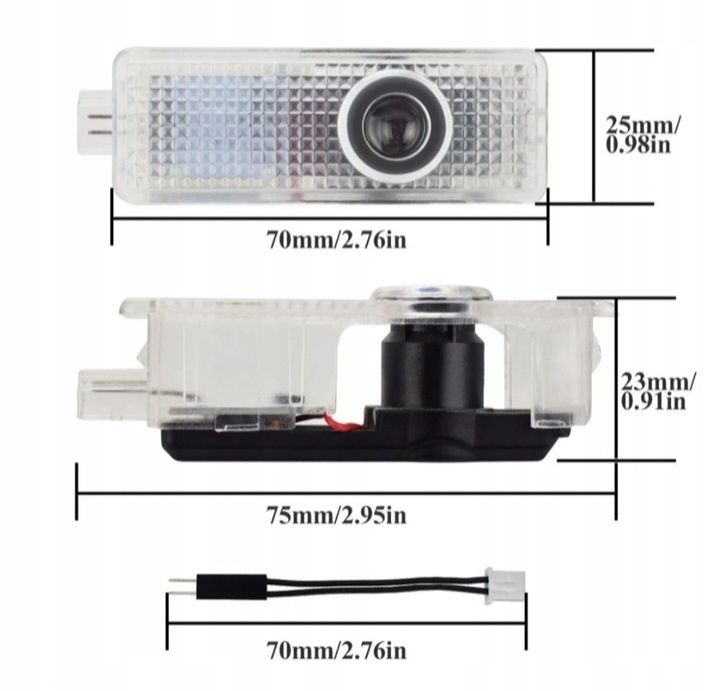 BMW Led Logo Hologram światło powitalne progu F10-11 E60-61 E87 E90-91