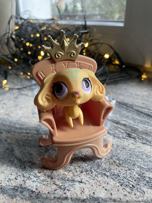Piesek petshop stara edycja hasbro z krzesłem unikatowa