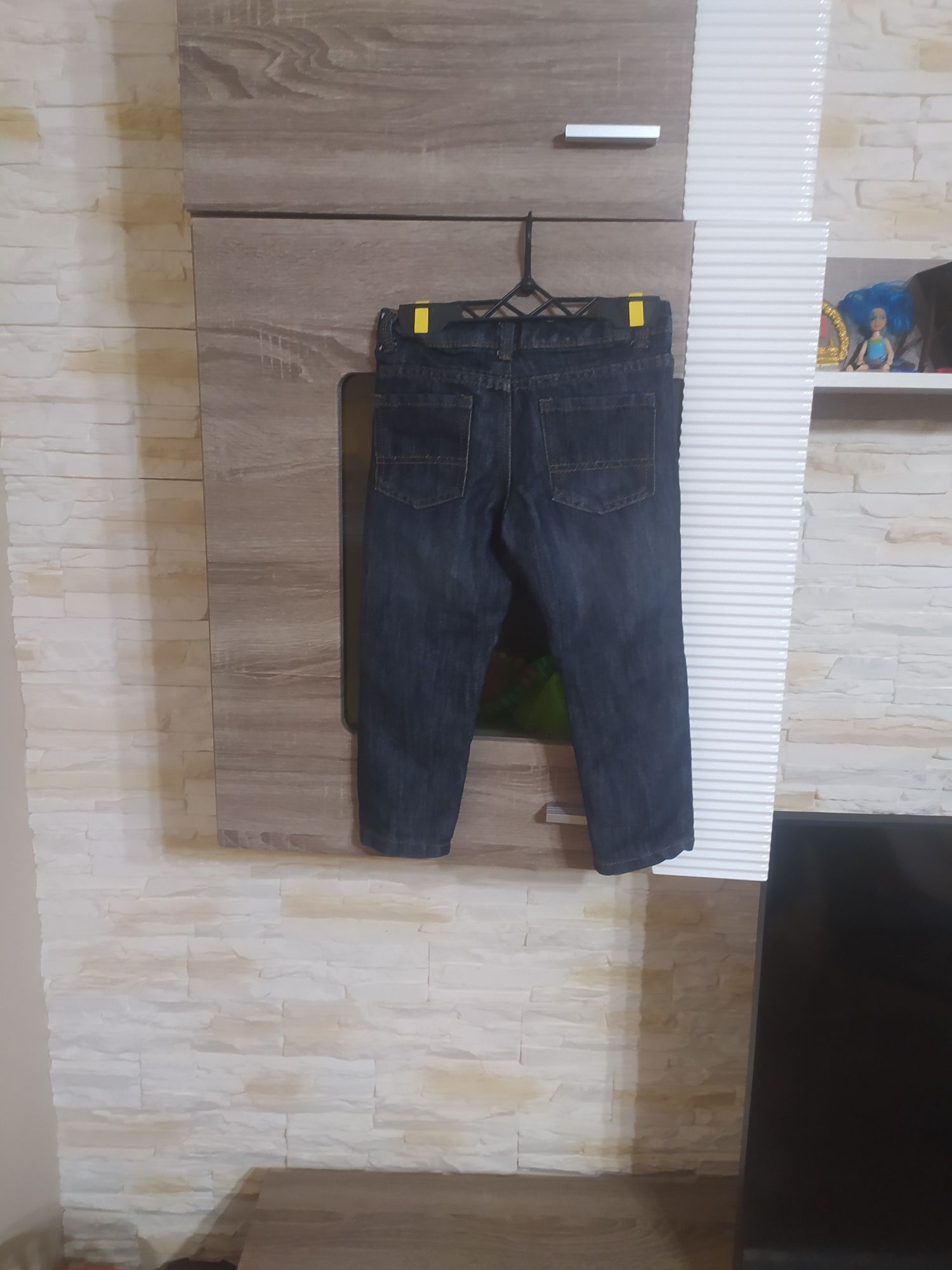 Jeansy dżinsy spodnie dżinsowe jeansowe bawełniane 104