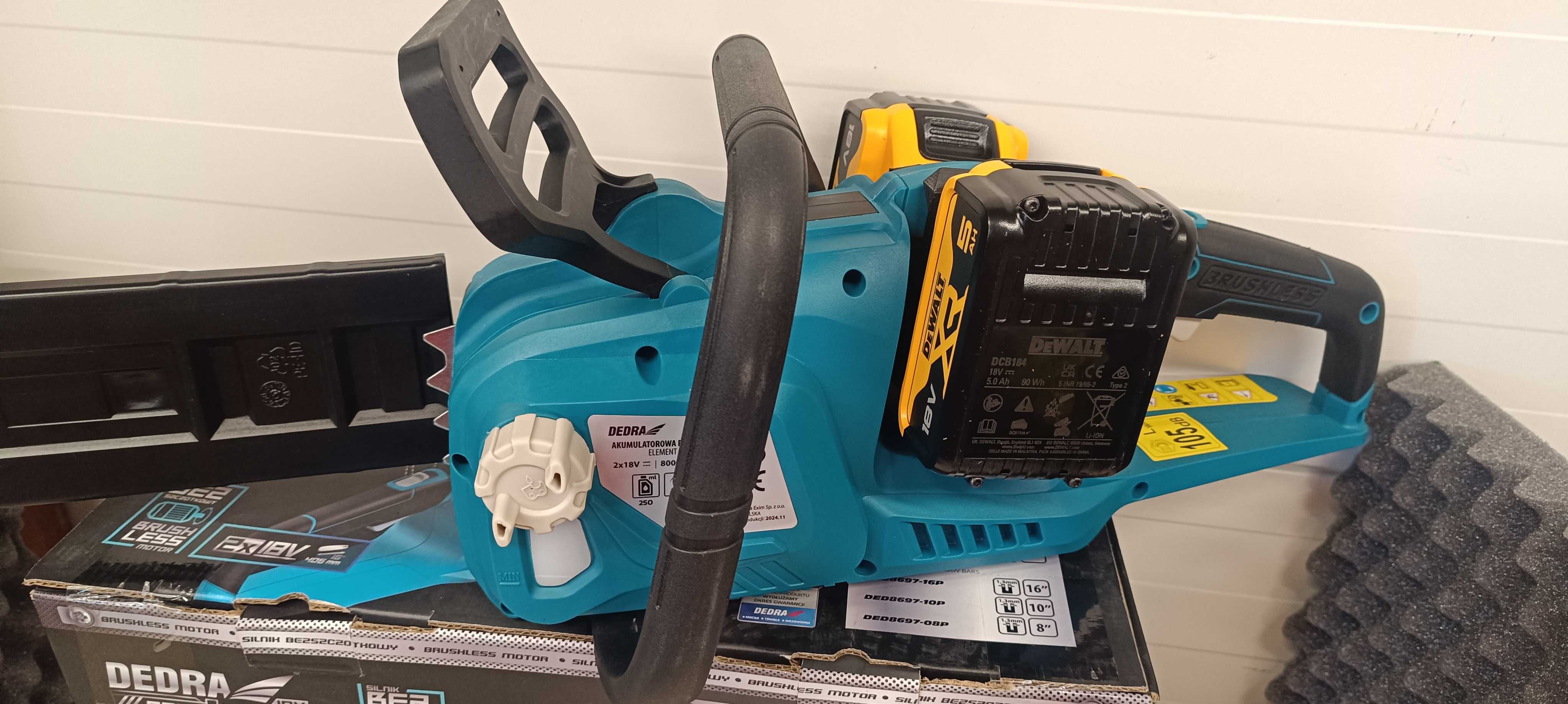 Pilarkacuchowa łań Dedra 2x18V Hikoki Dewalt Milwaukee Metabo Makita