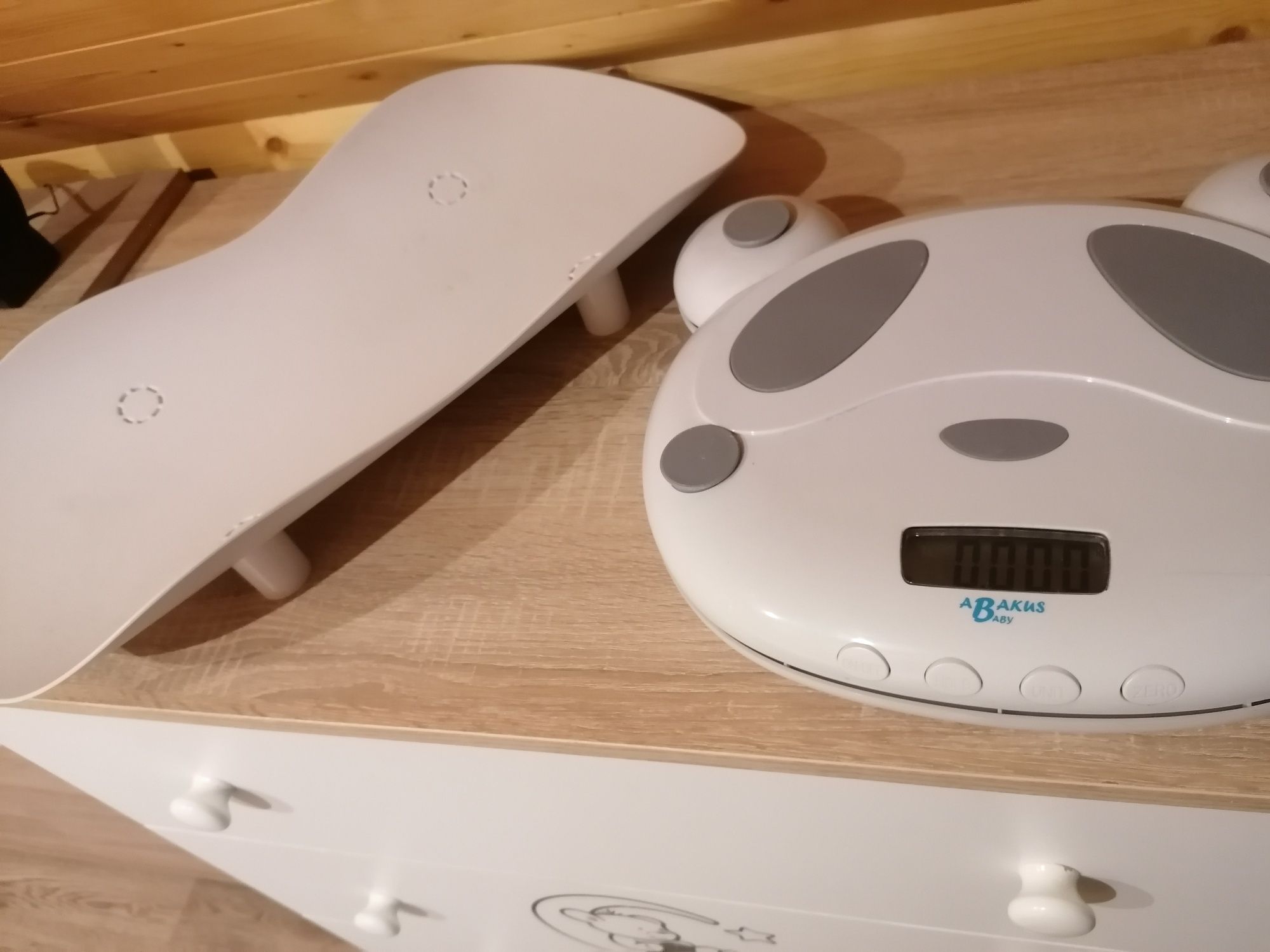 Waga dla niemowląt, dzieci do 30kg ze zdejmowaną tacką, Abakus baby