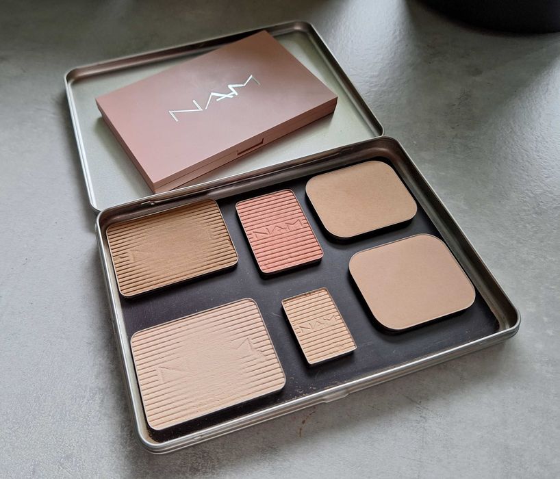 Duży zestaw do makijażu NAM & Max Factor + Palety
