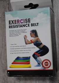 Набір гумок для фітнесу Exercise Resistance Belt 5 стрічок. Резинки.