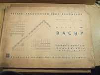 Dachy detale architektoniczne + przedwojenne obrazki z czekolady Morze