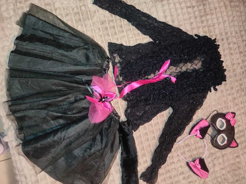 karnawał, noworoczny kostium kota