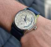 Frederique Constant Worldtimer full set, automat, szafir