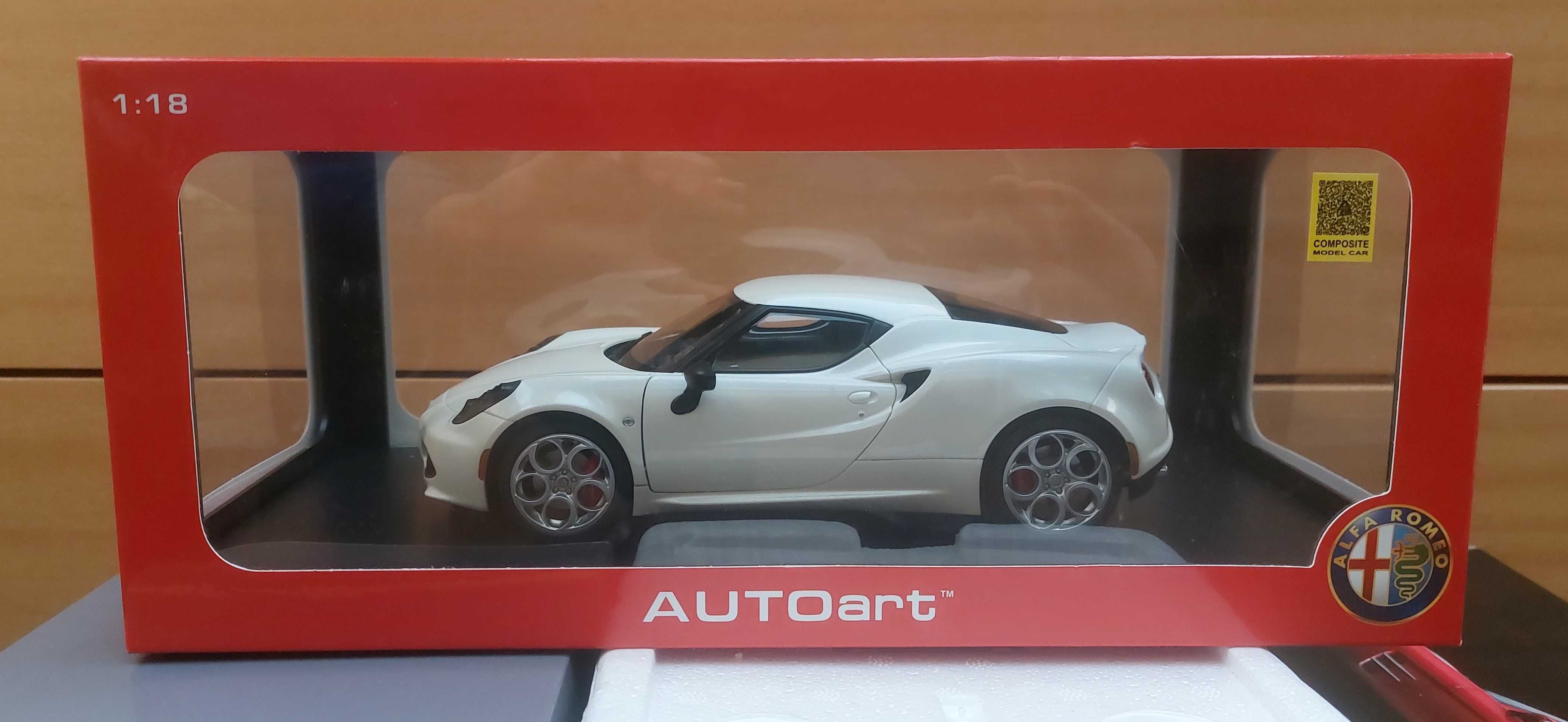 Miniatura Alfa Romeo 4C 2013 AUTOart 1:18