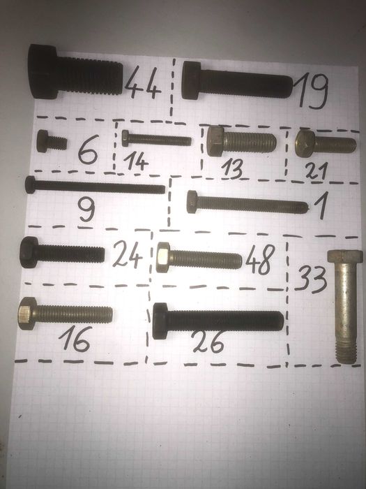 Śruby z łbem sześciokątnym klasy 8.8