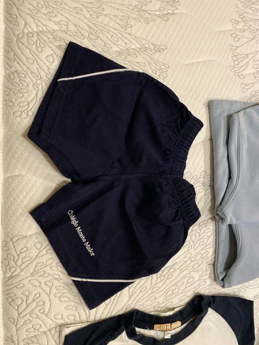 Farda Colégio Montemaior tam. 2 veste 3/4 anos ginástica