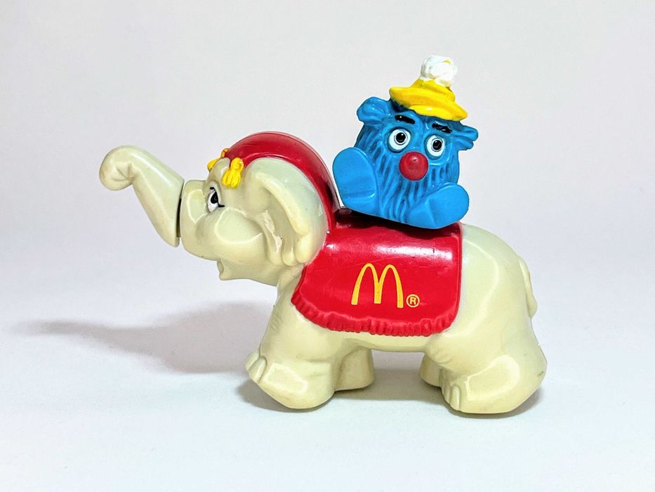 Fry Guy Circus Parade (1989) Brinquedo Vintage McDonald's Happy Meal