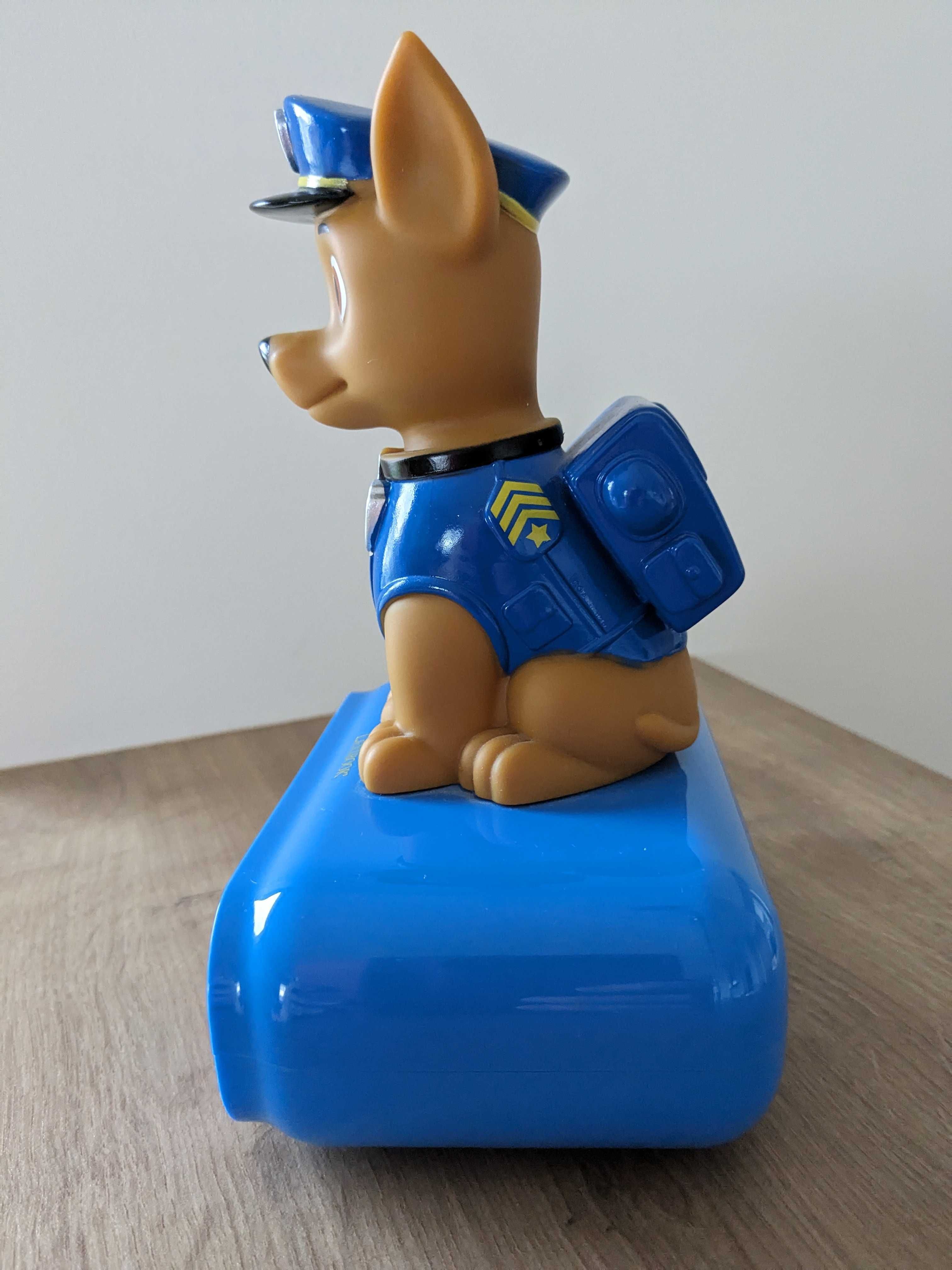 Zegarek Budzik Psi Patrol Chase niebieski piesek lampka nocna