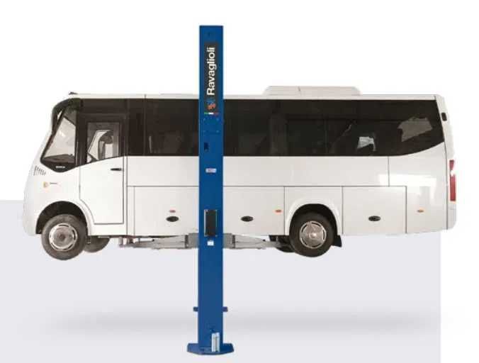 NOWY podnośnik 2-kolumnowy łączony górą RAVAGLIOLI KPH370.70 7T ITALY