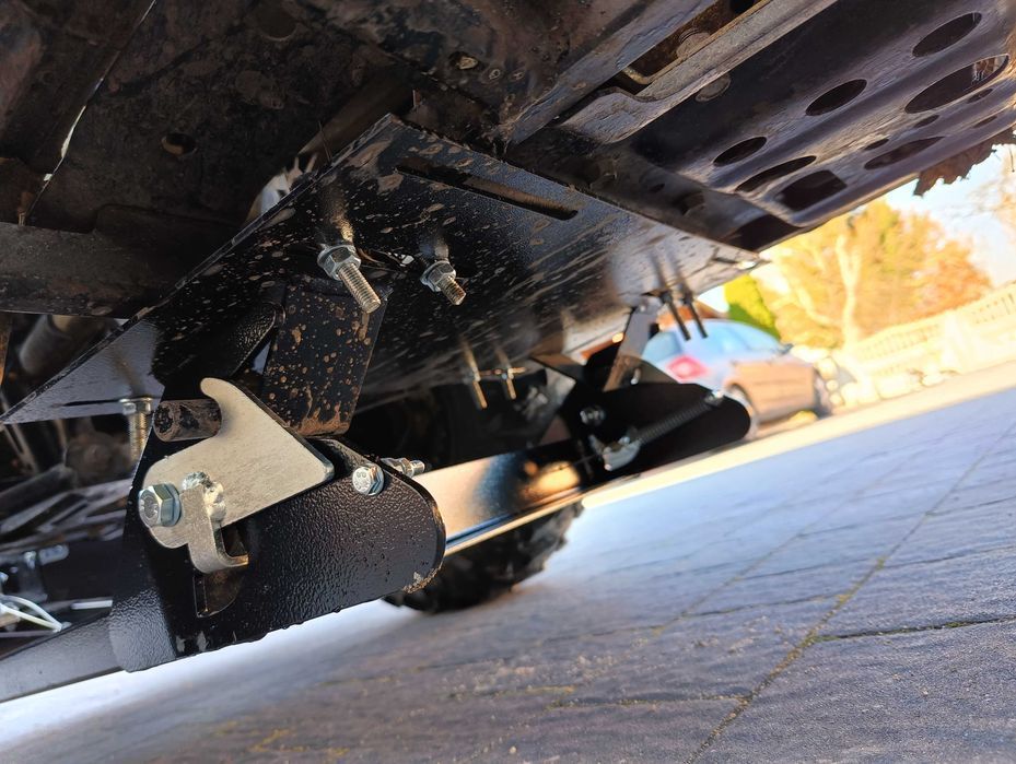 PŁUG śnieżny do quada-UNIWERSALNY-szerokość 150-szybki montaż+PŁYTA