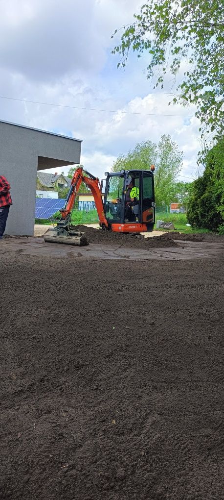 Usługi koparki , minikoparką, kruszywa, Zagęszczarki wozidło 1t