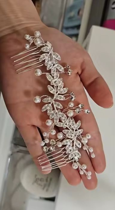 Ozdoba ślubna do włosów upięć