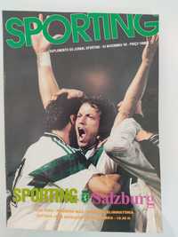 Programa de jogo Sporting Salzburg UEFA 1993/94