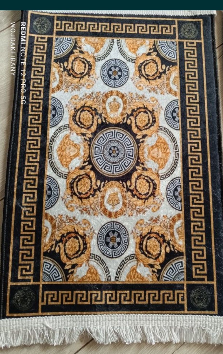 Dywaniki antypoślizgowe z frędzlami grecki wzór LV Versace Chanel