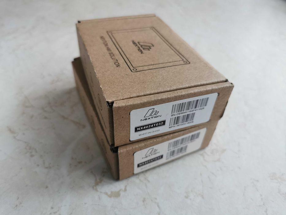 Nextion NX4024T032 - 2x moduł HMI z dotykowym wyświetlaczem 3,2"