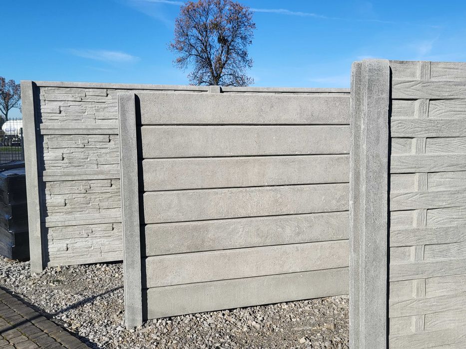 Ogrodzenie betonowe z montażem - Producent - ogrodzenia