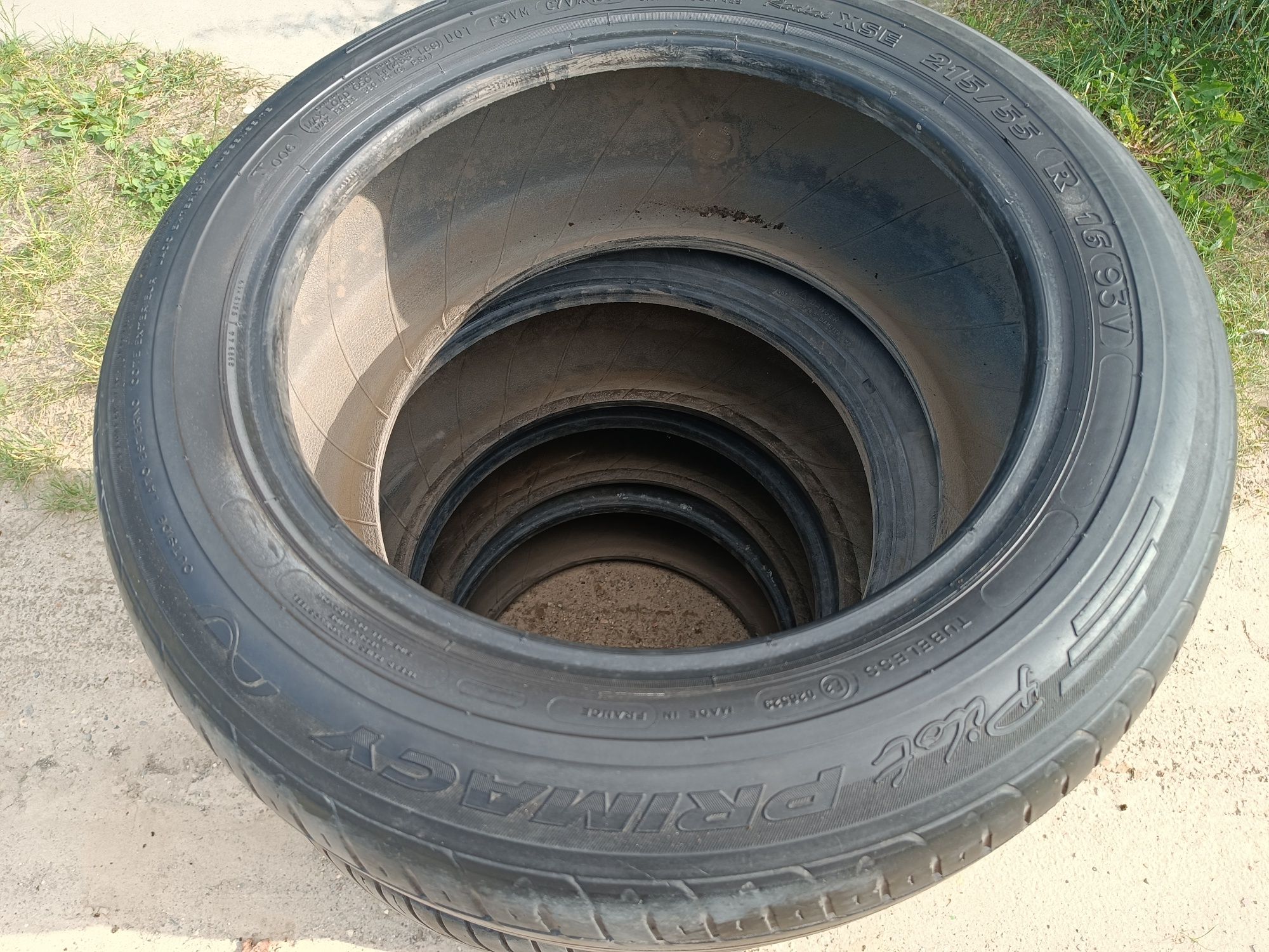 Резина, шина Michelin pilot primacy 215/55R16. Літо. Пара.