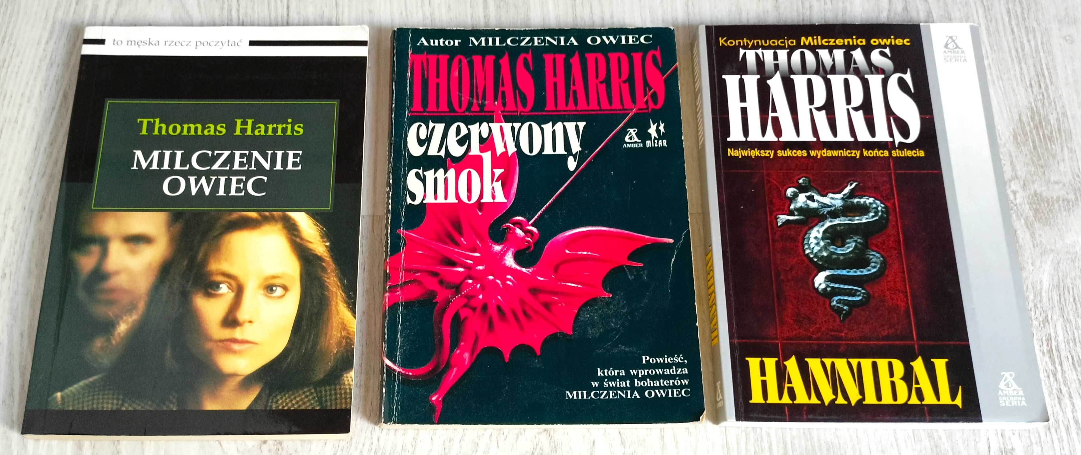 3x Thomas Harris Milczenie owiec TW + Hannibal + Czerwony smok