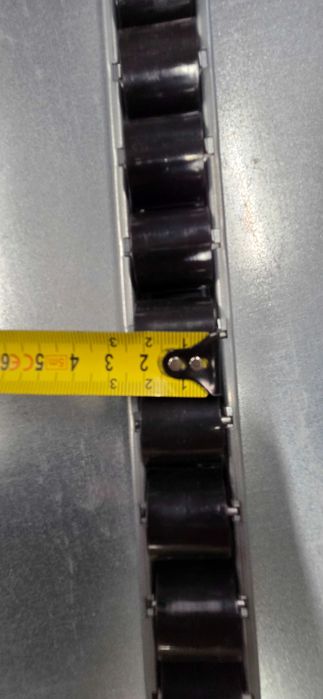 Listwy rolkowe z rolkami rolki transportowe cena za 1.szt 75 cm długie