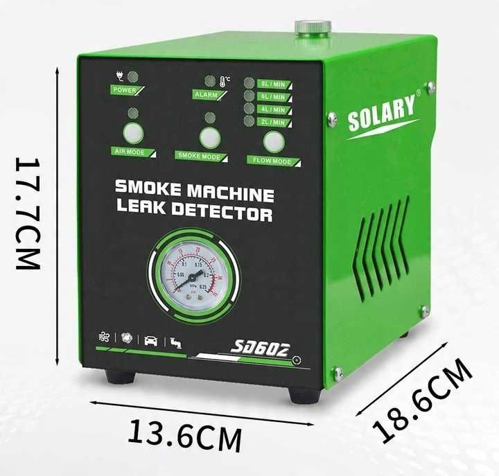 SOLARY SD602 Generator dymu Tester szczelności Zadymiarka ZESTAW