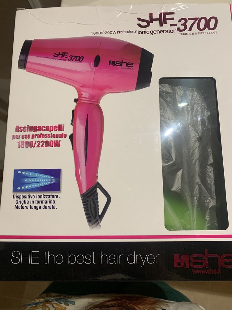 Secador de cabelo profissional 2200 W novo