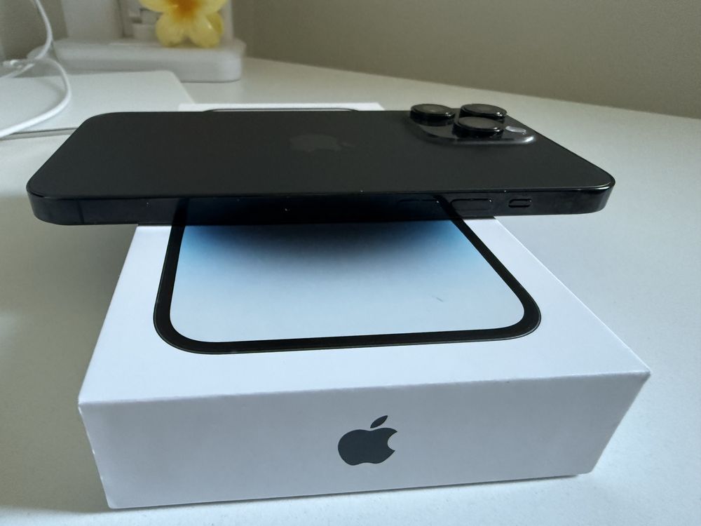 iPhone 14 Pro Max 256gb Black Idealny Bateria 100%