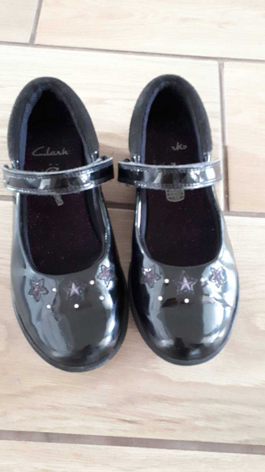 Buty galowe, baleriny, Clarks, r. 31,5 (20,5 cm)