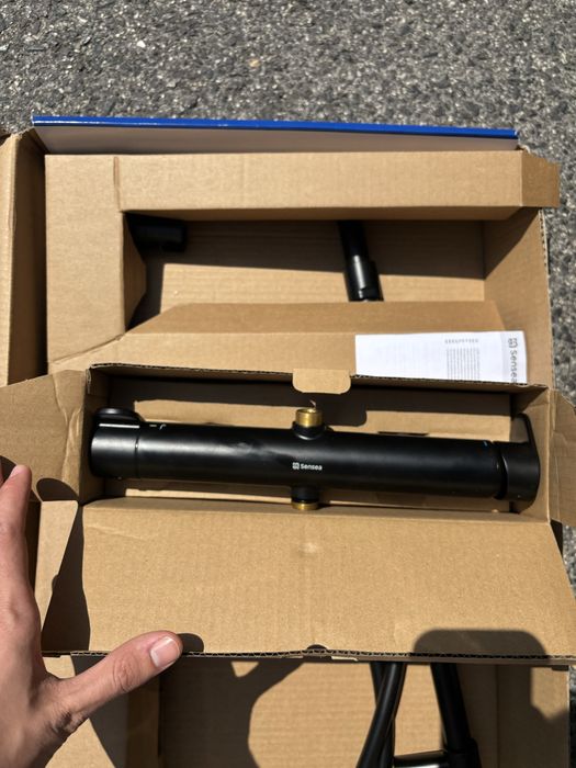 Conjunto de duche com torneira preto Sensea Icone.