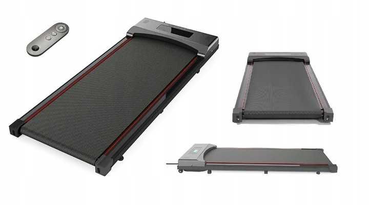Przenośna bieżnia treningowa WYŚWIETLACZ LED + PILOT! NOWOŚĆ 2024!