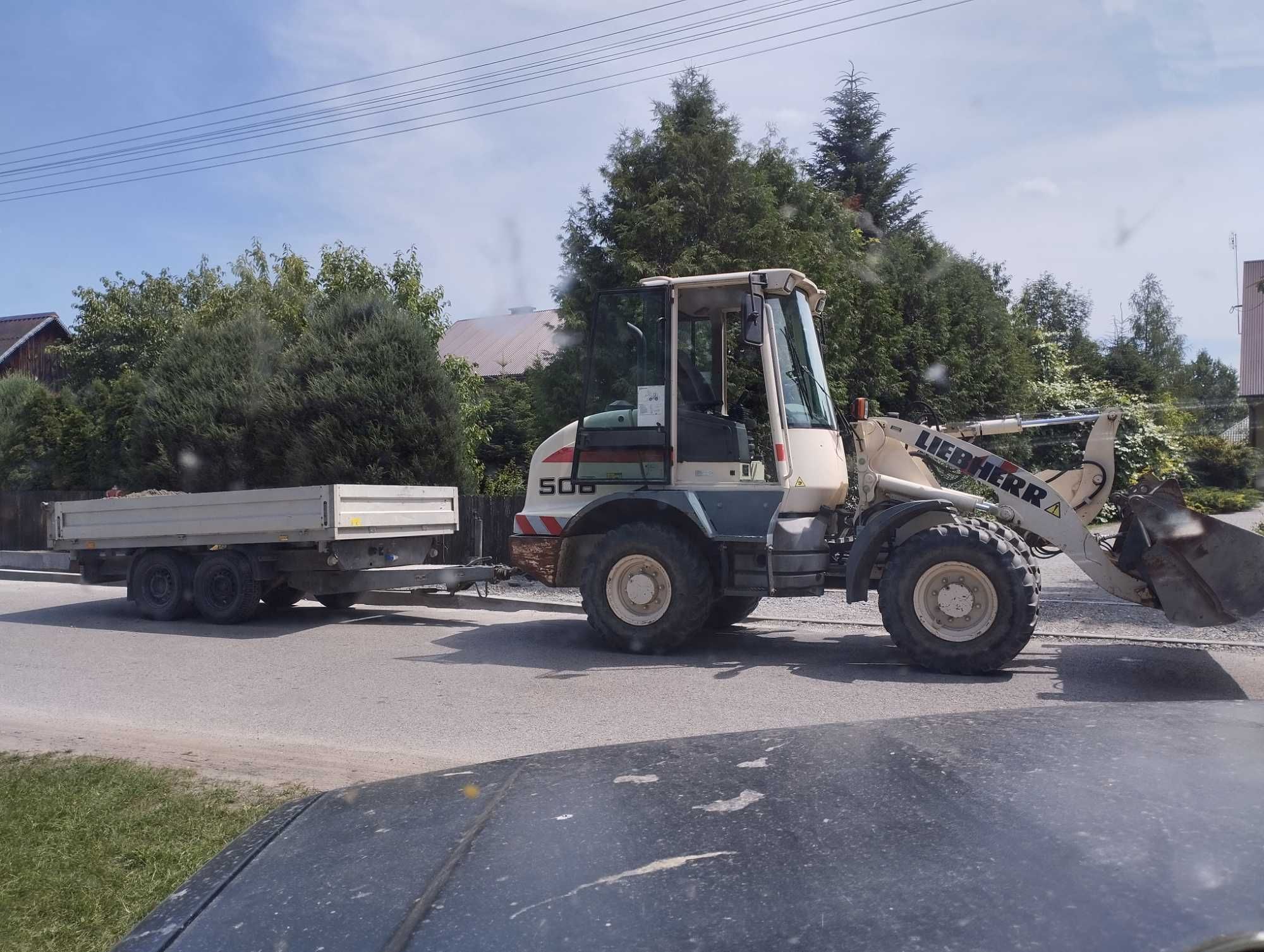 Liebherr 506 stereo 2005 wraz z łatą 2D 3mb widły łyżka krokodyl