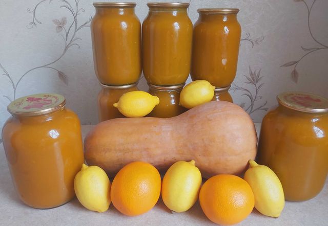 Сок тыквенно - апельсиново - лимонный с мякотью густой 2023г