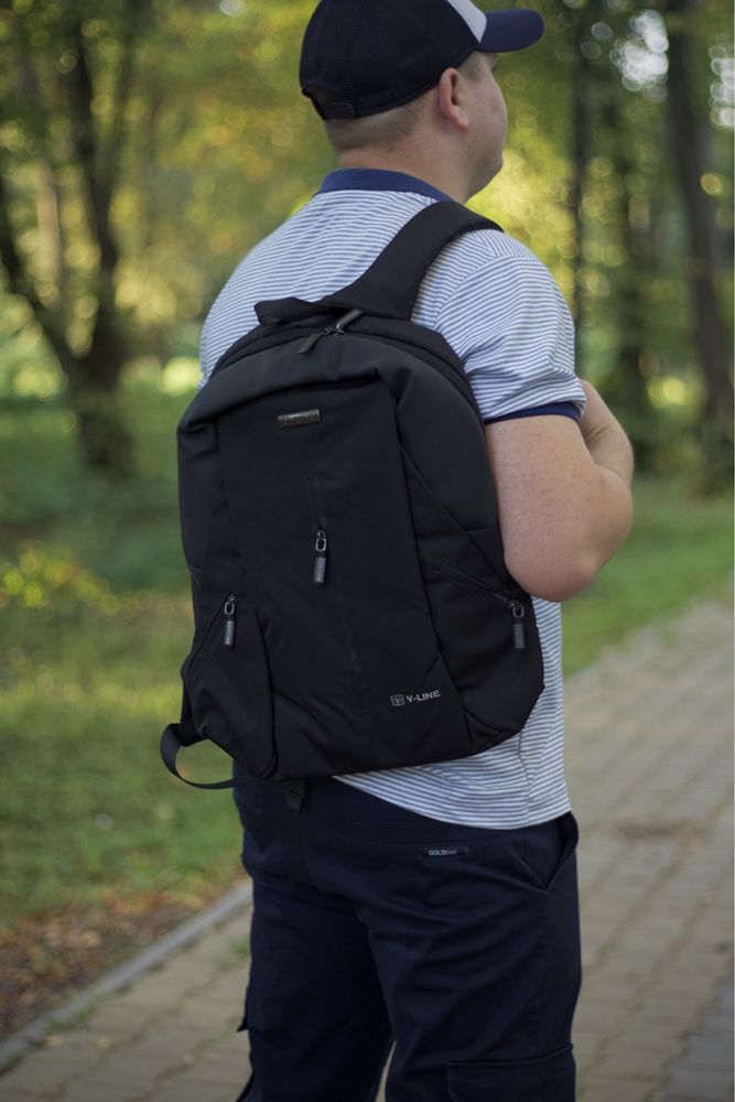 Рюкзак v-line чоловічий міський рукзак. Сумка мужская Шкільний рюкзак.