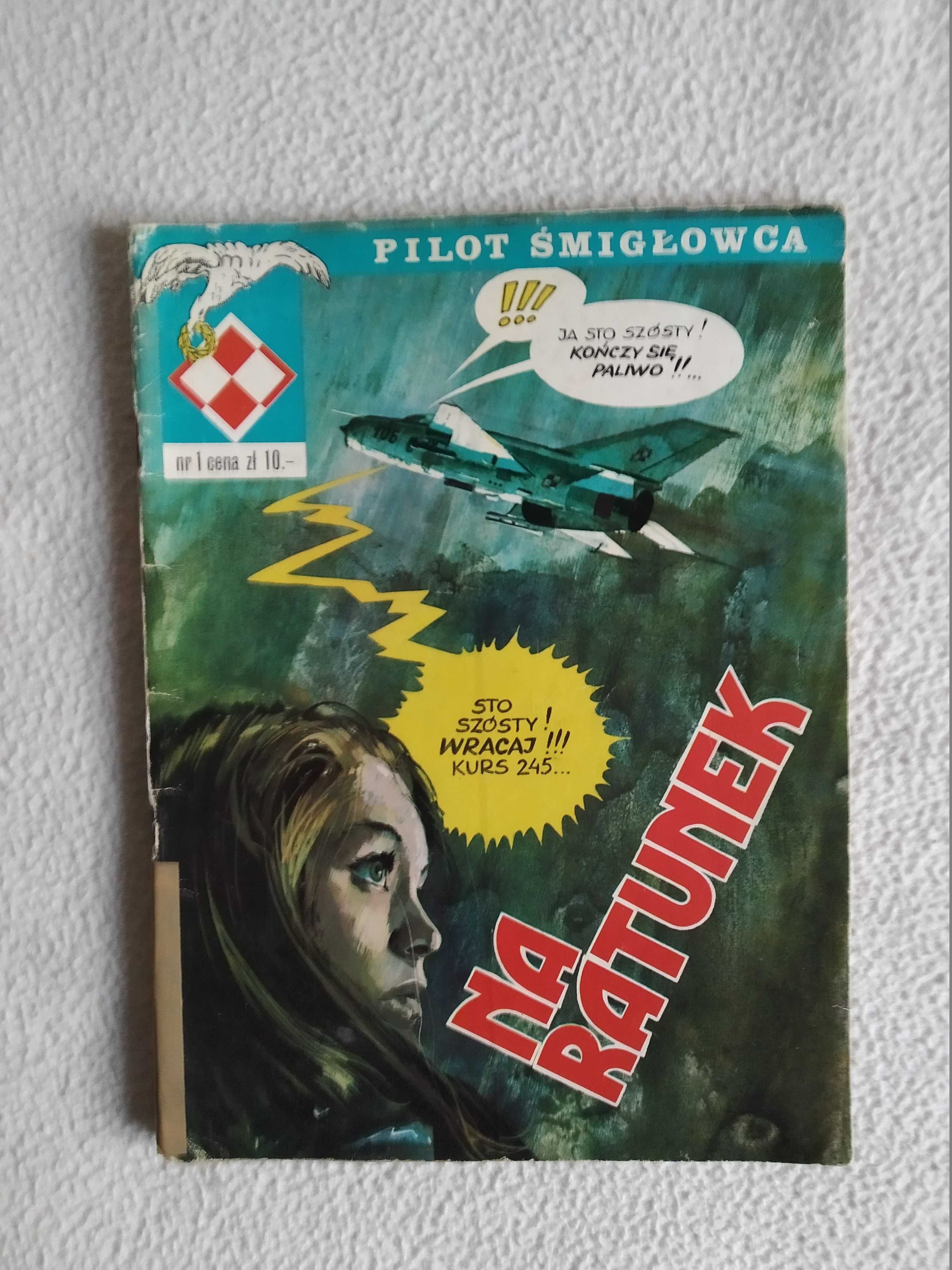 Pilot Śmigłowca - Oryginalny Komiks nr 1 (1975) "Na ratunek".