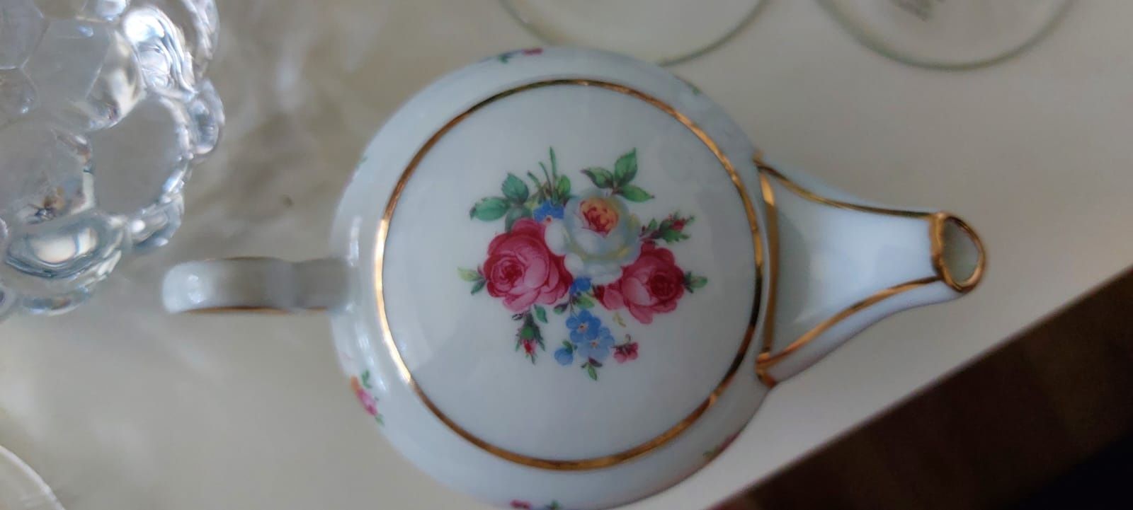 Porcelana Art Deco mleczarka dzbanek