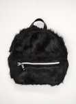 Stradivarius plecak z futerkiem kawaii lolita emo punk gothic metal